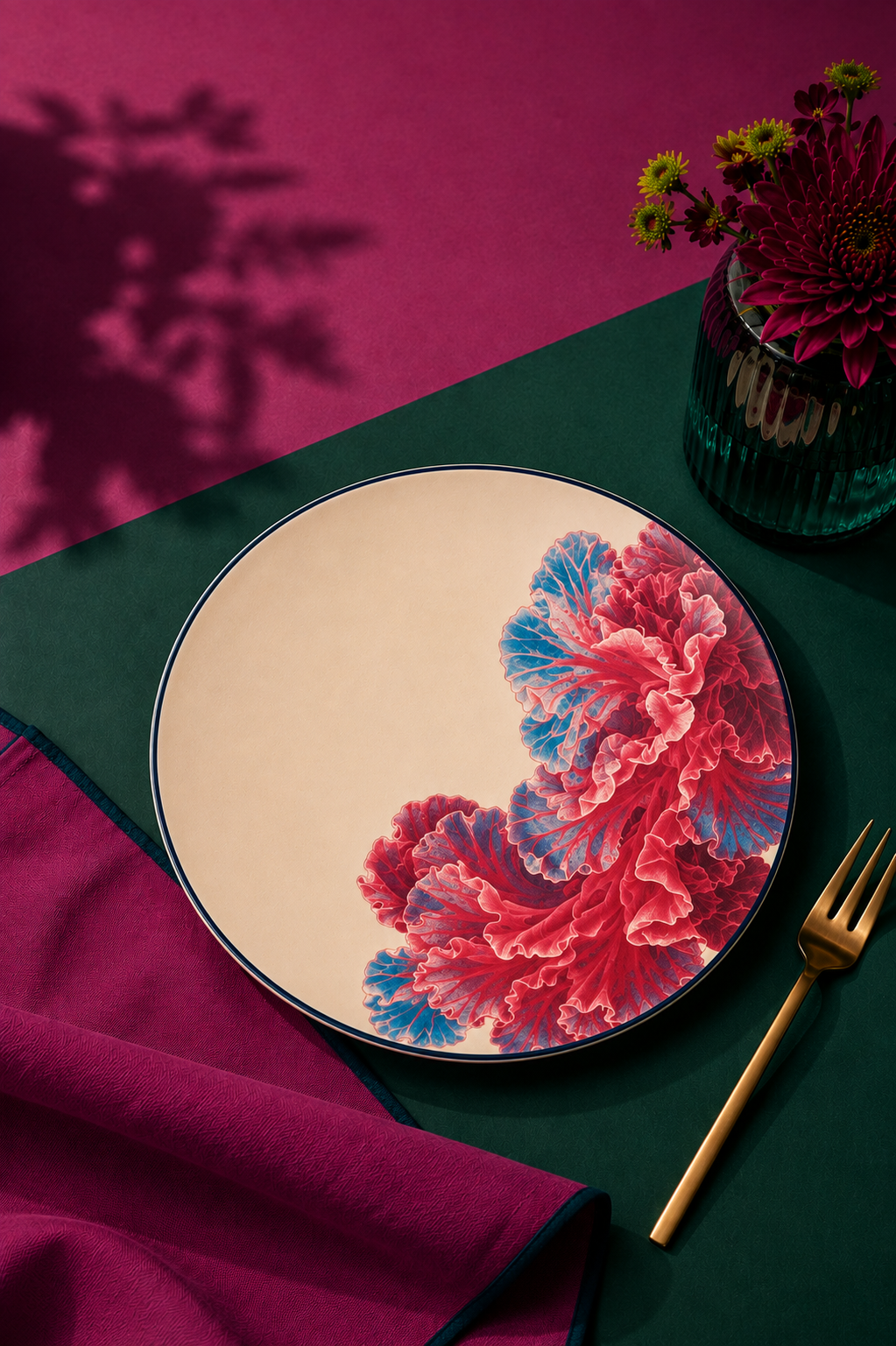 Corallia Collection – 6-Piece Dessert Plate Set